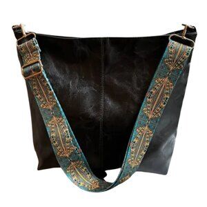 New Black Stylish Multi-Functional Commuter Bag